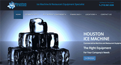Desktop Screenshot of houstonicemachine.com