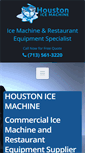 Mobile Screenshot of houstonicemachine.com